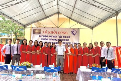 LỄ KHỞI CÔNG  XÂY DỰNG THƯ VIỆN